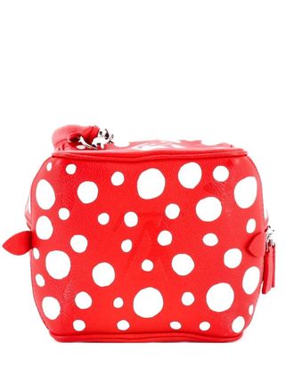 Louis Vuitton Square Bag Yayoi Kusama Infinity Dots Monogram Empreinte Giant satchel - Red