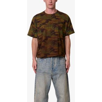 mnml Camo Print Slub T-Shirt at Nordstrom, Size Xx-Large