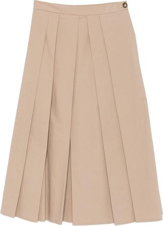 Emporio Armani Womens Cotton Long Skirt