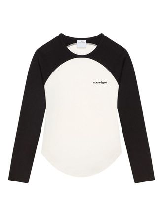 Courr&egrave;ges Rounded Hem Top
