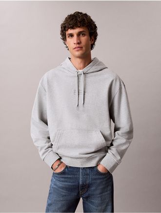 Calvin Klein Mens Kate Moss Obsession Graphic Hoodie - Grey - 2XL