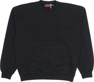 Gucci Heren, Sweatshirts & Hoodies, Zwart, Maat: L