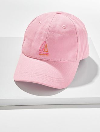 Talbots Sailboat Baseball Cap - Soft Pink - 001 - 100% Cotton Talbots