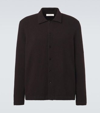 Umit Benan Winter Sunset cashmere and silk overshirt