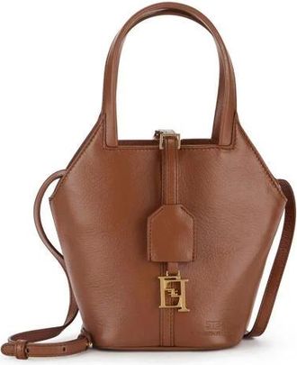 Elisabetta Franchi Dames, Tassen, Bruin, Maat: ONE Size Leer