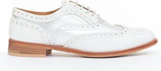 Churchs Burwood matte silver wingtip brogues