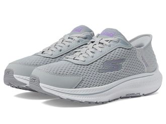 Skechers Go Run Consistent 2.0 Endure Hands Free Slip-Ins Womens Shoes Gray/Lavender : 6.5 B - Medium, Textile
