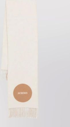 Jacquemus wool fringed scarf