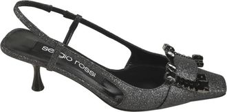 Sergio Rossi Zwarte hakken schoenen - Dames - Pumps - Zwart - 39 EU - Schoenen