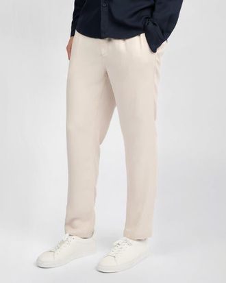 Onia Lyocell Tapered Trouser in Stone at Nordstrom, Size 34