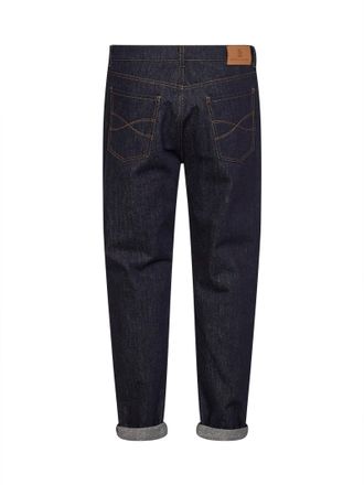 Brunello Cucinelli Mens Jeans Iconic Fit Blue Denim Cotton