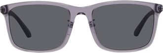 Emporio Armani Dark Grey Square Mens Sunglasses EA4241D 620687 57