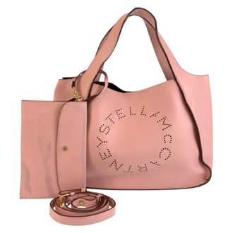 Stella McCartney Stella Mccartney Pink Leather Pouch Shoulder Bag Tote Bag (Pre-Owned)