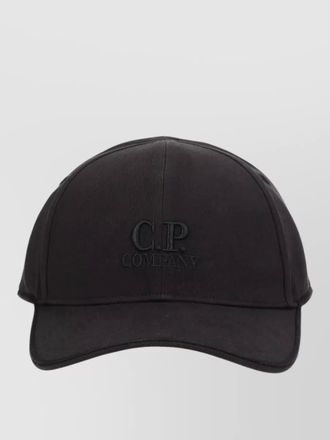 C.P. Company cotton gabardine cap curved brim design