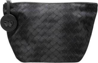 Bottega Veneta Pre-owned Nylon Pouch - Dames - Vintage Tassen - Zwart - ONE Size - Nylon - Vintage