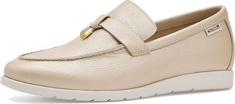 Mephisto Valenza Womens Flat Shoes Beige : EU 40.5 (US Womens 10.5) B - Medium, Leather