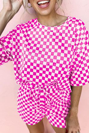 Azura Exchange Geblokt Pyjama Set