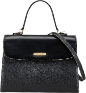 Burberry Pre-owned Handbags, female, Black, Size: ONE SIZE Pre-owned Leather handbags