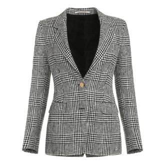 Tagliatore Blazers, female, Black, L, Single-breasted Two-button Jacket