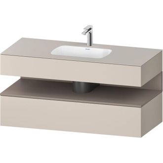 Duravit Qatego Lavabo Encastrado Con Base De Lavabo Consola, - Duravit