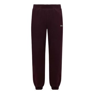 Lacoste Regular Fit Fleece Joggingbroek - Heren - Broeken - Rood - Maat: XL Fleece