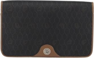 Dior Pre-owned Cross Body Bags, female, Black, Size: ONE SIZE Pre-owned Vintage Honeycomb Chain