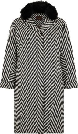 Moorer Mujer, Abrigos, Blanco, Talla: L