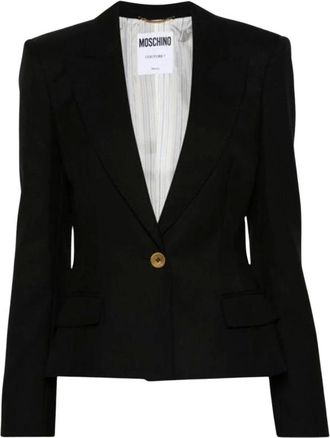 Moschino Mujer, Chaquetas, Negro, Talla: S