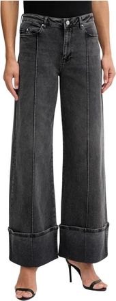 Karl Lagerfeld Wide Jeans - Jeans - Mujer - Gris - W26