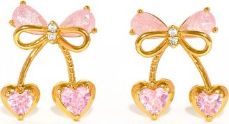 Girls Crew Cherry Pie Stud Earrings in Gold at Nordstrom