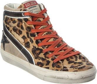 Golden Goose Slide Haircalf & Suede Sneaker