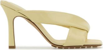 Bottega Veneta Yellow Leather Heels