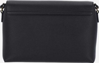 Burberry Womens Leather Crossbody Bag Calf-Grain Black Shoulder
