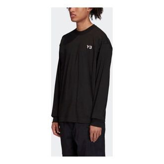 adidas Mens Y-3 Photo Printing Long Sleeves Black FP8693