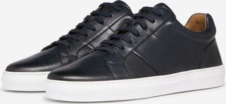 Oliver Sweeney Mens Kendal Trainers in Dark Blue Leather - Size UK 10