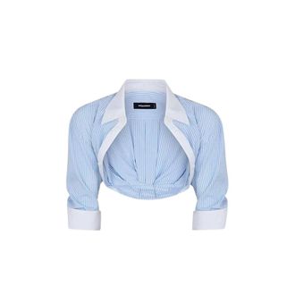 Dsquared2 Mujer, Blusas y Camisas, Azul, Talla: S