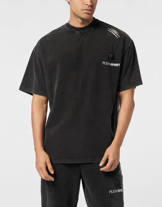 Plein Sport T-Shirt Round Neck Men in Black at Nordstrom, Size Xxx-Large