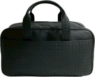 Bottega Veneta Pre-owned Weekend Bags, female, Black, Size: ONE SIZE Pre-owned Leather handbags