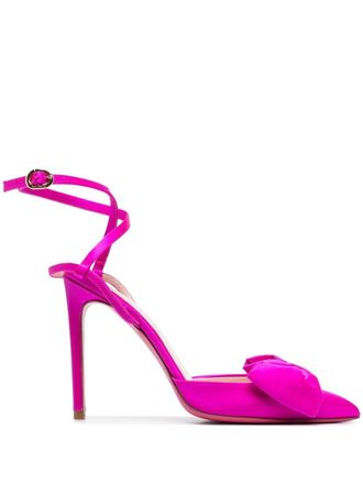 Dee Ocleppo Pumps aus Satin - Rosa