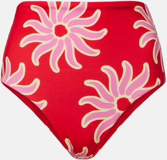 Cala de la Cruz Elisa printed bikini bottoms