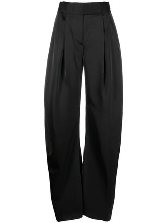 The Attico Pantaloni sartoriali a gamba ampia - Nero