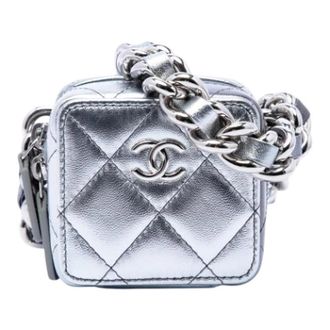 Chanel Pre-owned Coco Punk Cube Bag - unisex - Chanel Vintage - Vintage Mini Bags - Gray - ONE SIZE - Pre-owned