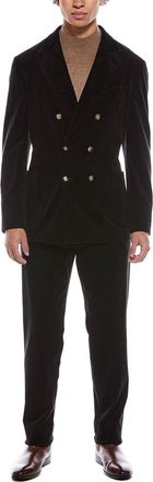 Brunello Cucinelli 2Pc Cashmere-Blend Suit With Pleated Pant