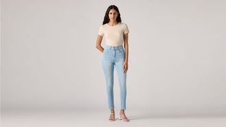 Levi's Retro High Skinny Jeans - Womens - 23X28 - Blue
