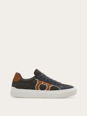 Ferragamo Men Gancini sneaker Grey Size 10.5