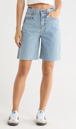 Vigoss Cutoff Denim Bermuda Shorts in Light Wash at Nordstrom Rack, Size 24