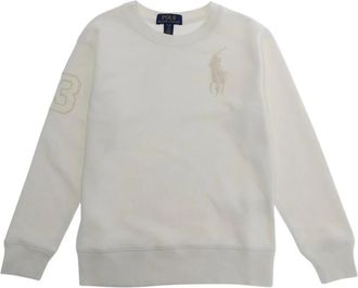 Ralph Lauren Gebreide Pullover Sweater - unisex - Sweatshirts - Wit - XL - Hoodies & sweatvesten