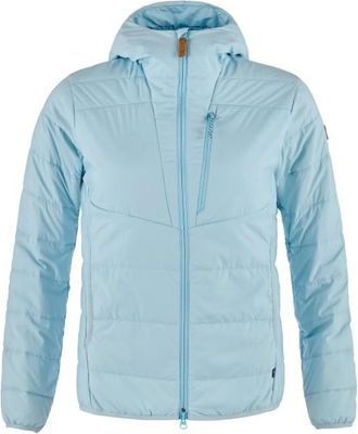 Fj&auml;llr&auml;ven Keb Padded Hoodie Kunstfaserjacke f&uuml;r Damen | blau