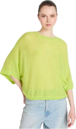 Absolut Cashmere Benedicta T-shirt - Dames - Cashmere truien - Groen - Xs/S - Wol - Truien & Vesten
