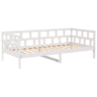 Berkfield Home Day Bed White Solid Wood Pine 90x190 cm